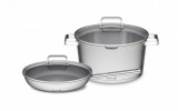 Gourmet Magic edénykészlet szűrővel, 4 darabos, rozsdamentes acél