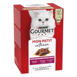 Gourmet Mon Petit nedves macskaeledel - húsos 6 x 50 g