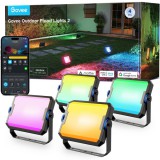 Govee kültéri FLood Lights RGBICWW 4 db-os APP + Wifi + Bluetooth vezérléssel