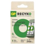 GP Batteries GP B50224 Eco E221+ 2xAA ReCyko 2100mAh akkumulátor töltő (B50224)