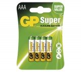 GP Batteries GP Elem Super Lr03 4Bl