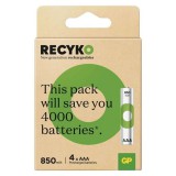 GP Batteries GP ReCyko NiMH Akkumulátor HR03 (AAA) 850mAh 4db