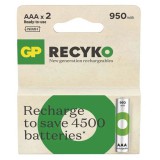 GP Batteries GP ReCyko NiMH Akkumulátor HR03 (AAA) 950mAh 2db