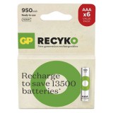 GP Batteries GP ReCyko NiMH Akkumulátor HR03 (AAA) 950mAh 6db (B2511V)