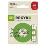 GP Batteries GP ReCyko NiMH Akkumulátor HR6 (AA) 2600mAh 6db