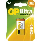 GP Batteries Ultra Alkaline 9V Egyszer használatos elem Lúgos