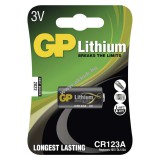 GP fotó elem Lithium CR123A 1db/csom.