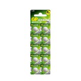 GP LR44 alkáli gombelem, 1.5V, 10 db