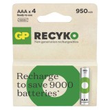 GP ReCyko 950mAh AAA Ni-MH akkumulátor 4db/csomag B25114
