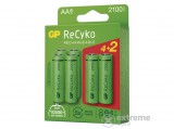 GP ReCyko NiMH akkumulátor HR6 (AA) 2100mAh 6db B2121V