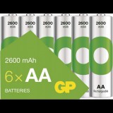 GP ReCyko NiMH Akkumulátor HR6 (AA) 2600mAh 6db ( )