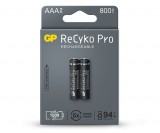 GP ReCyko Pro 800mAh AAA Ni-MH akkumulátor 2db/csomag B2218