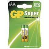 GP Super alkáli AAAA (25A) elem (2 db) (B1306)