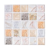Grace Csempematrica, 3D Öntapadós falpanel, Márvány mozaik, 30x30 cm
