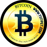 Grafikus címke M-XXL méretű Yutipet hámokhoz (Bitcoin)