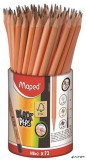 Grafitceruza, ceruzatartó, HB, háromszögletű, MAPED "Black'Peps"