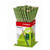 Grafitceruza display, HB, hatszögletű, STABILO "Greengraph" [60 db]