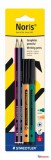 Grafitceruza és tűfilc készlet, STAEDTLER "Noris® colour edition set", narancs+zöld tűfilc