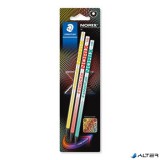 Grafitceruza készlet, HB, STAEDTLER 'Norix® 181', 3 különböző szín