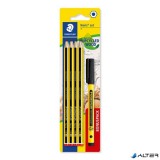 Grafitceruza készlet, tűfilccel, HB, hatszögletű, STAEDTLER "Noris® 120", 8+1 db