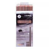 Grafitceruza LYRA Graduate 4H-6B hatszögletû környezetbarát 12 darabos