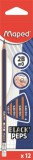 Grafitceruza radírral, 2B, háromszögletű, MAPED Black'Peps Navy (IMA851822)