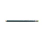 Grafitceruza STABILO Pencil 160 HB hatszögletû radíros olajzöld