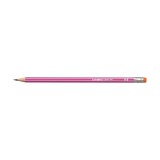 Grafitceruza STABILO Pencil 160 HB hatszögletû radíros rózsaszín