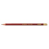 Grafitceruza STABILO Swano 4906 HB hatszögletû radíros piros