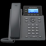 Grandstream GRP2602P VoIP 2 vonalas telefon (grafikus LCD kijelző, 4 SIP, 2xRJ-45, PoE, Wi-Fi)