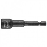 Graphite csavarbehajtó ütvecsavarozókhoz, 6-lapú, mágneses 10mm