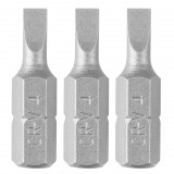GRAPHITE Csavarhúzó bit lapos SL4X0,6, 25mm, 3db (56T547)