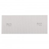 GRAPHITE Csiszolóháló fehér 115x280mm, fa, fém, műanyag, űveg, gipszkarton csiszoláshoz, P60 (58T140)