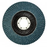 GRAPHITE Csiszolókorong lamellás 115x22.2mm, K60, cirkónium INOX 57H836