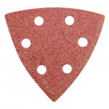 GRAPHITE Csiszolópapír deltacsiszolóhoz 93x93mm, K60, lyukas, 5db 55H764