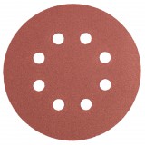 GRAPHITE Csiszolópapír, tépőzáras 125mm, K240, 8 lyukkal, 5db 55H944