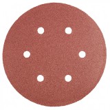 Graphite csiszolópapír, tépőzáras 150mm, k120, 5db., 6 lyukkal