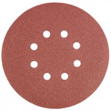 Graphite csiszolópapír, tépőzáras 150mm, k120, 5db., 8 lyukkal