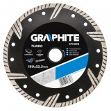 GRAPHITE Gyémánt vágókorong 180mm TURBO 57H628