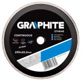 GRAPHITE Gyémánt vágókorong 230mm vizes 57H646