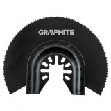 GRAPHITE HCS félkör vágólap fához, multifunkciós géphez, 87mm, 200 fog 56H062