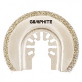 Graphite hcs félkör vágólap kerámiához, 85mm, electroplated diamond powder