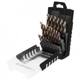 Graphite hss-cnc csigafúró készlet, 124°, "pro-tec", 1.0 - 13.0mm, 25 db.