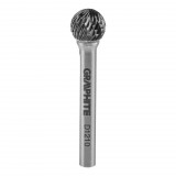 GRAPHITE Keményfém marófej, turbómaró, D, gömb, 12x10mm, szár méret: 6x45mm 55H362