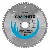 GRAPHITE Körfűrészlap UNIVERZÁLIS, keményfém fogakkal, 216x30mm, 60 fog 55H547