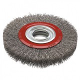 Graphite körkefe hullámos 125mm inox