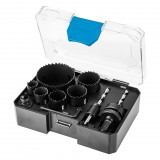 GRAPHITE Körkivágó készlet, bi-metál, HSS Co 8%, 19,25,30,35,40,68mm 57H921