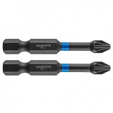 GRAPHITE Torziós ütvecsavarozó bit PZ2x50mm, 2db. (56H522)