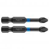 GRAPHITE Torziós ütvecsavarozó bit PZ2x50mm, 2db 56H522
