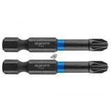 GRAPHITE Torziós ütvecsavarozó bit PZ3x50mm, 2db 56H523